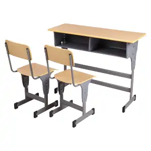 double seater desk & chair