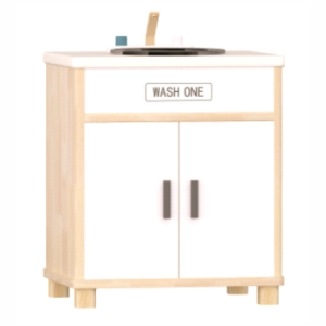 wooden sink