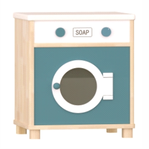 wooden washing machine